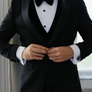 Tuxedo Formal Shirt with Pleats