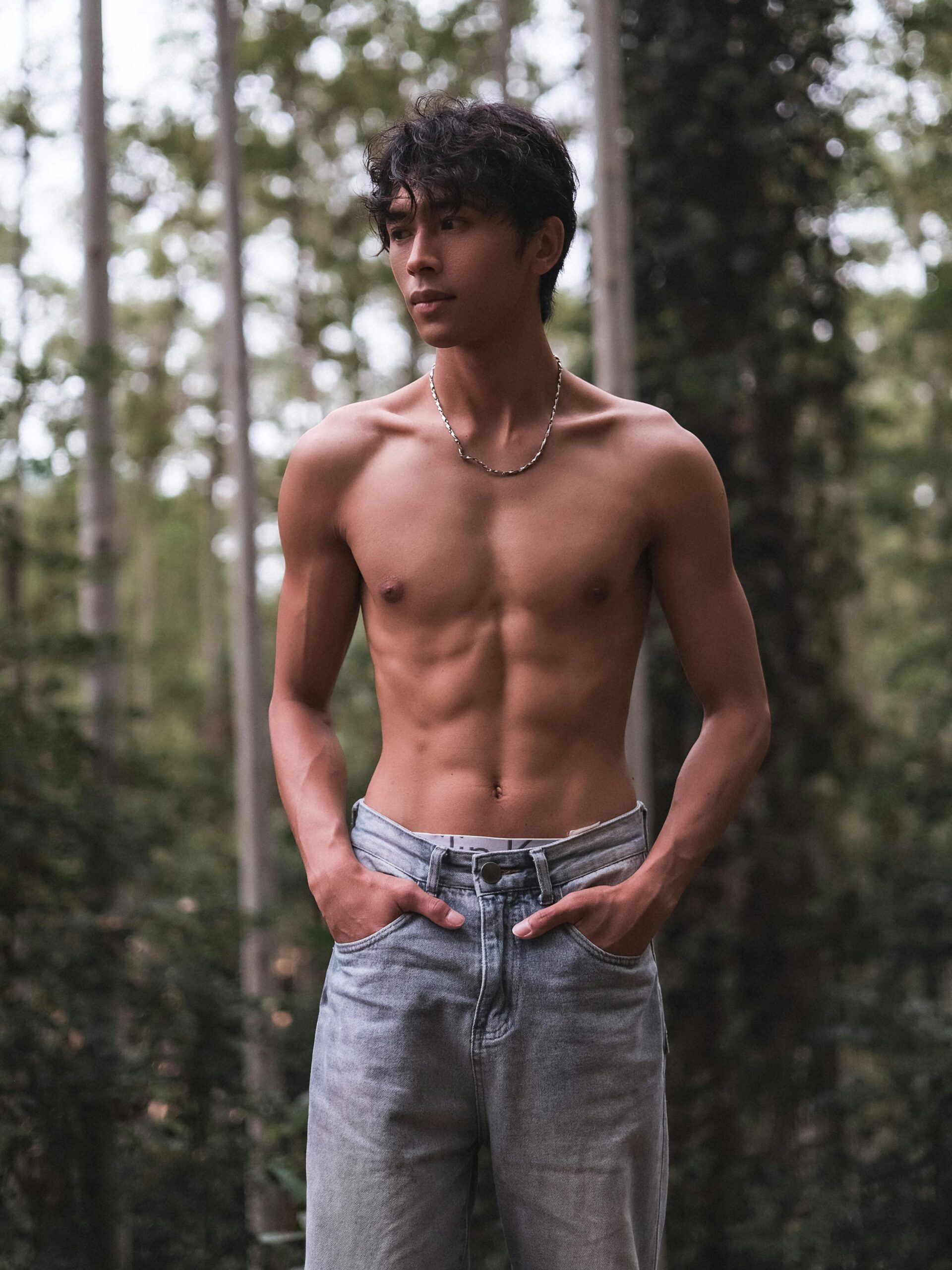 Classic Slim Fit Blue Jeans