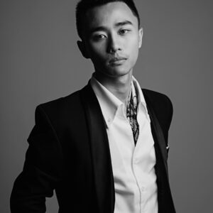 Tuxedo Shirt with Pleated Front